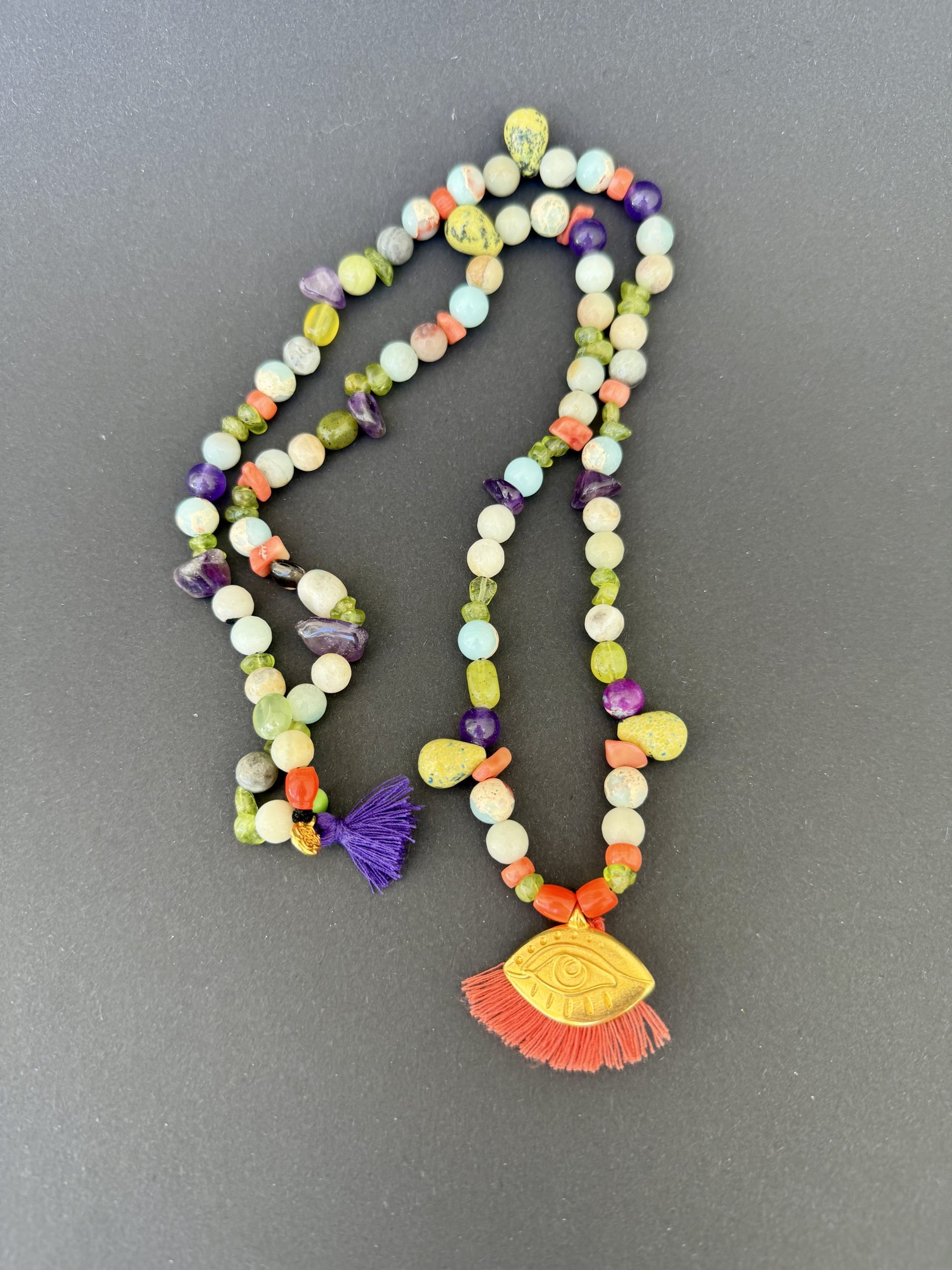 Χειροποίητο Κολιέ "Gypsy Soul" με Φυλαχτά | Melia Jewelry Κολιέ "Gypsy Soul" by Melia - Image 1