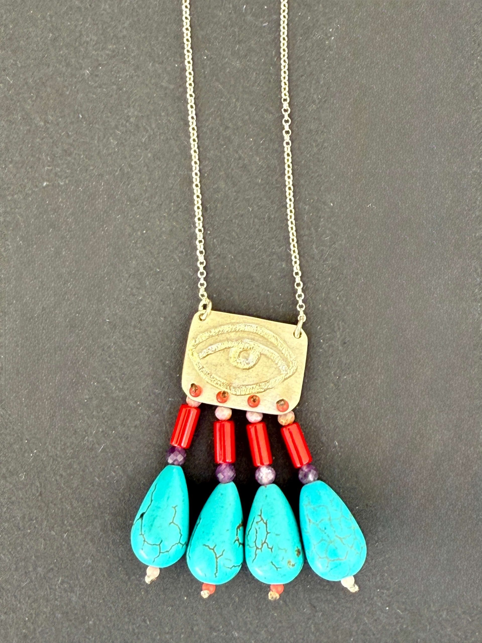 Χειροποίητο Κολιέ "Eye of Ra" | Chase the Sun Jewelry Κολιέ "Eye of Ra" by Chase the Sun - Image 1