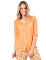 Γυναικείο βαμβακερό πουκάμισο The Everyday Muse Shirt σε washed cotton υφή από το Toucan Concept Store.